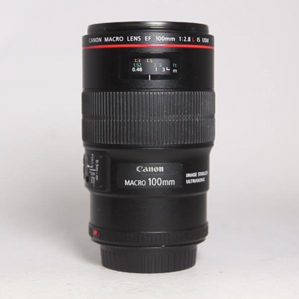 Used Canon EF 100mm f/2.8L IS USM Autofocus Macro Lens