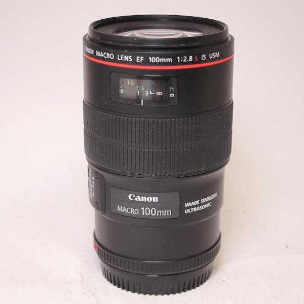 Used Canon EF 100mm f/2.8L IS USM Autofocus Macro Lens