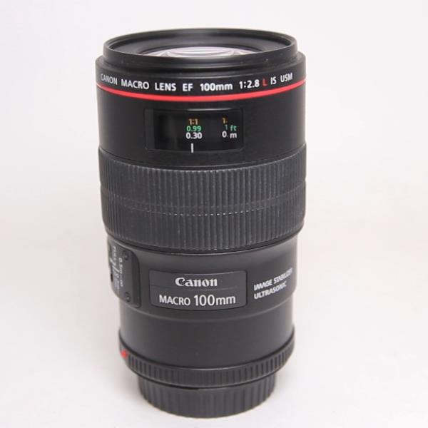 Used Canon EF 100mm f/2.8L USM Autofocus Macro Lens