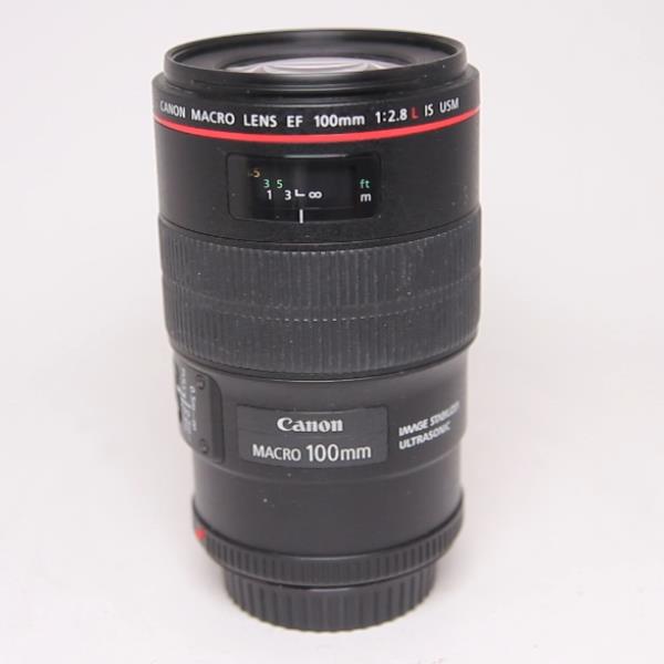Used Canon EF 100mm f/2.8L IS USM Autofocus Macro Lens