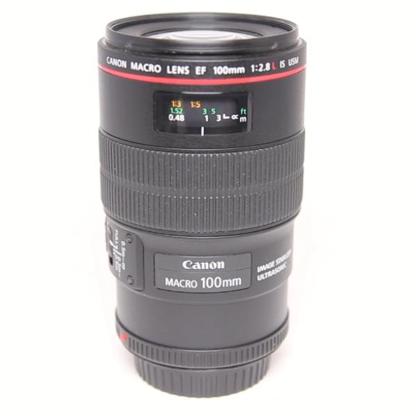 Used Canon EF 100mm f/2.8L IS USM Autofocus Macro Lens