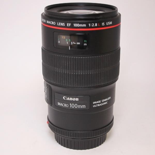 Used Canon EF 100mm f/2.8L IS USM Autofocus Macro Lens