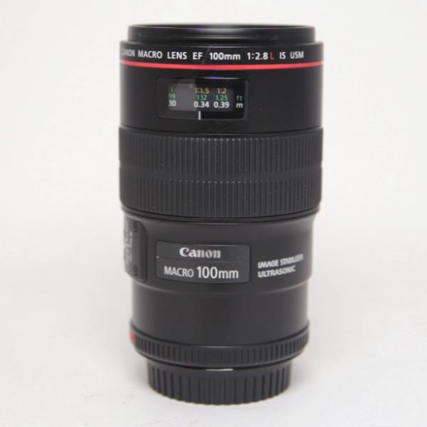 Used Canon EF 100mm f/2.8L IS USM Autofocus Macro Lens