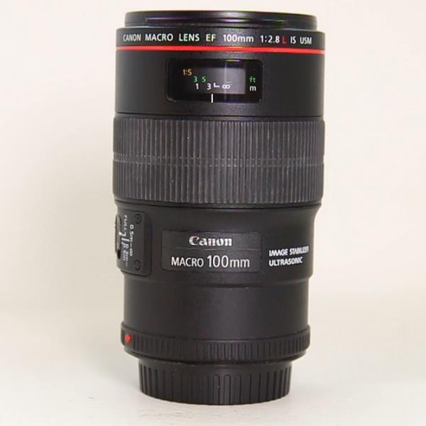 Used Canon EF 100mm f/2.8L IS USM Autofocus Macro Lens