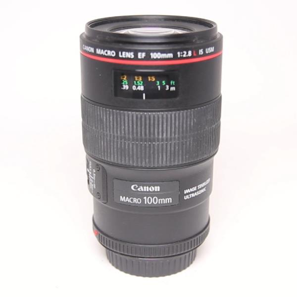 Used Canon EF 100mm f/2.8L IS USM Autofocus Macro Lens