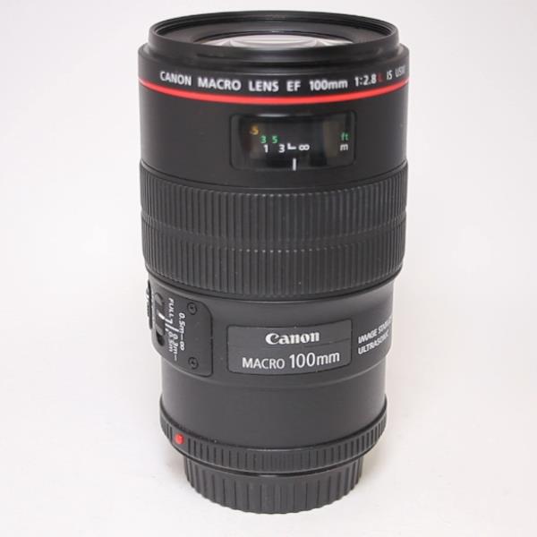 Used Canon EF 100mm f/2.8L IS USM Autofocus Macro Lens
