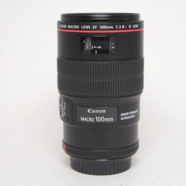 Used Canon EF 100mm f/2.8L IS USM Autofocus Macro Lens