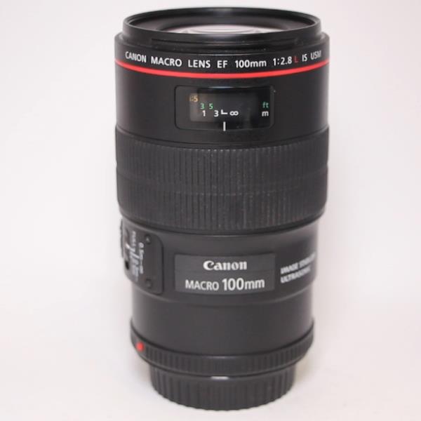 Used Canon EF 100mm f/2.8L IS USM Autofocus Macro Lens