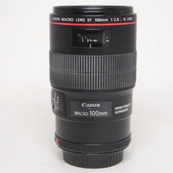 Used Canon EF 100mm f/2.8L IS USM Autofocus Macro Lens