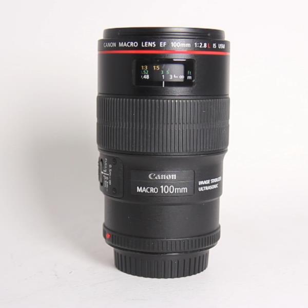 Used Canon EF 100mm f/2.8L IS USM Autofocus Macro Lens