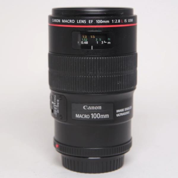 Used Canon EF 100mm f/2.8L IS USM Autofocus Macro Lens