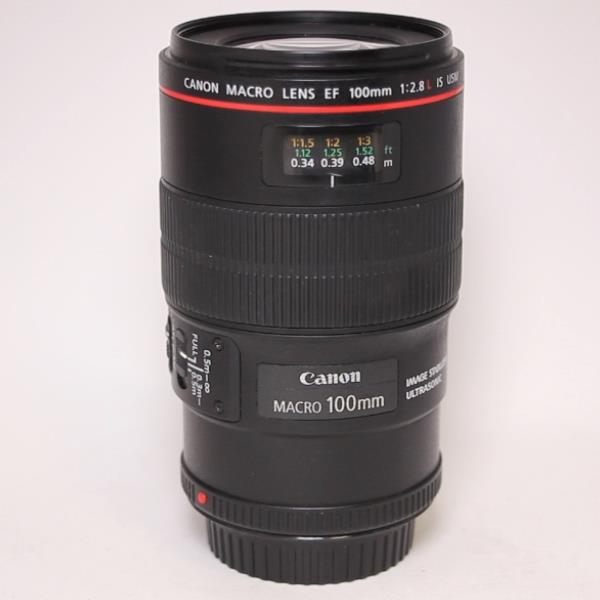 Used Canon EF 100mm f/2.8L IS USM Autofocus Macro Lens