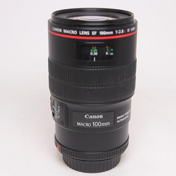 Used Canon EF 100mm f/2.8L IS USM Autofocus Macro Lens