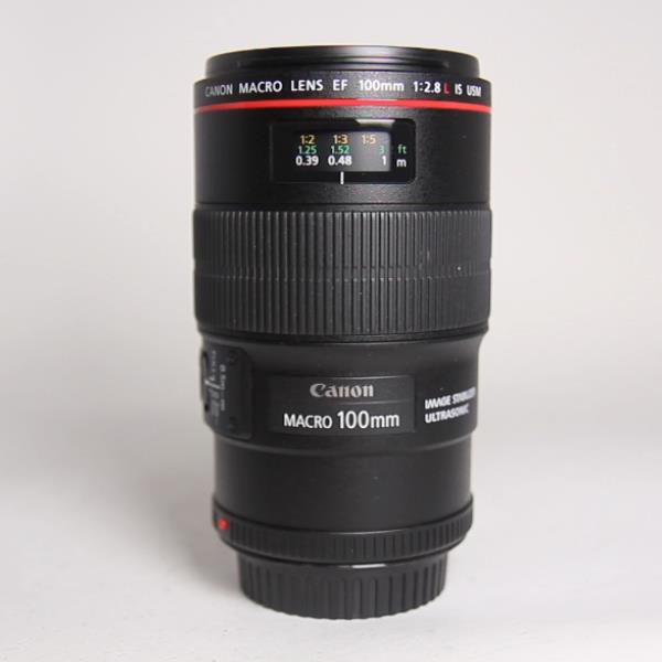 Used Canon EF 100mm f/2.8L IS USM Autofocus Macro Lens