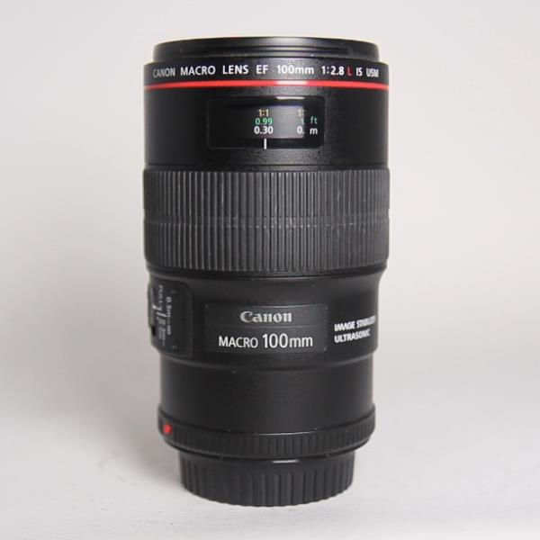 Used Canon EF 100mm f/2.8L IS USM Autofocus Macro Lens