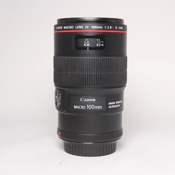 Used Canon EF 100mm f/2.8L IS USM Autofocus Macro Lens