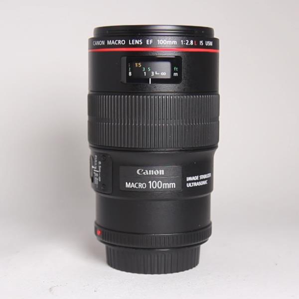 Used Canon EF 100mm f/2.8L IS USM Autofocus Macro Lens