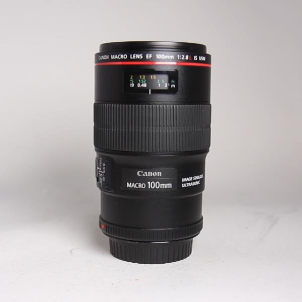 Used Canon EF 100mm f/2.8L IS USM Autofocus Macro Lens