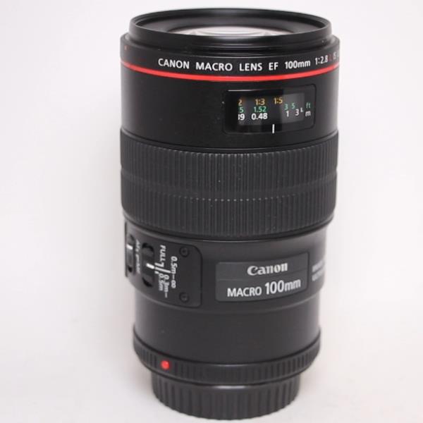 Used Canon EF 100mm f/2.8L IS USM Autofocus Macro Lens