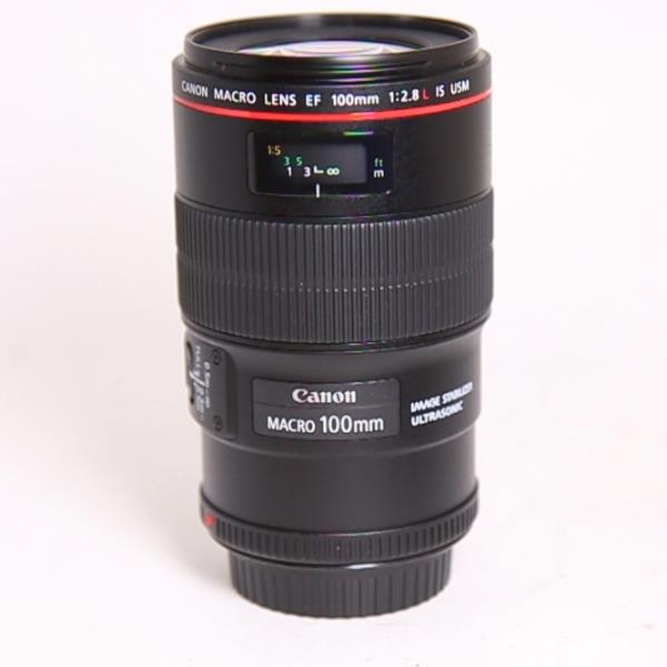 Used Canon EF 100mm f/2.8L IS USM Autofocus Macro Lens