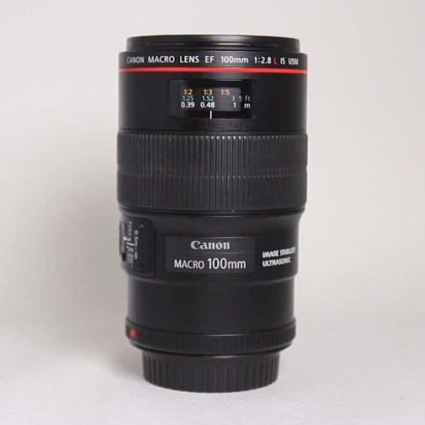 Used Canon EF 100mm f/2.8L IS USM Autofocus Macro Lens