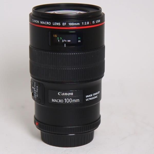 Used Canon EF 100mm f/2.8L IS USM Autofocus Macro Lens
