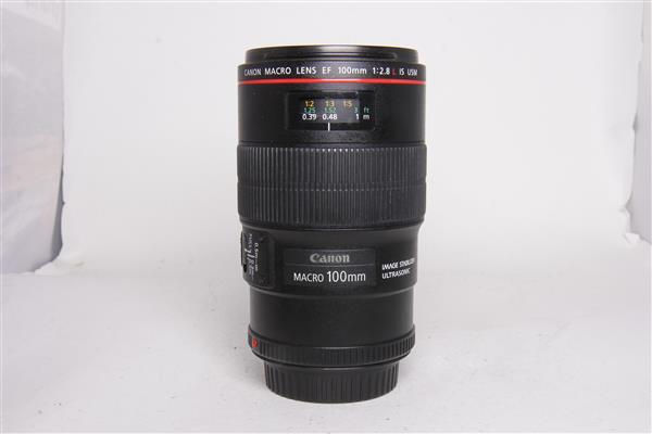Used Canon EF 100mm f/2.8L IS USM Autofocus Macro Lens