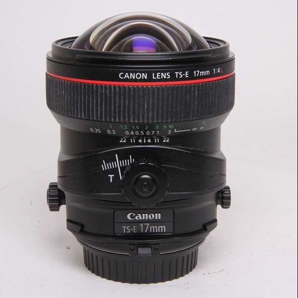 Used Canon TS-E 17mm f/4L Manual Focus Tilt Shift Lens