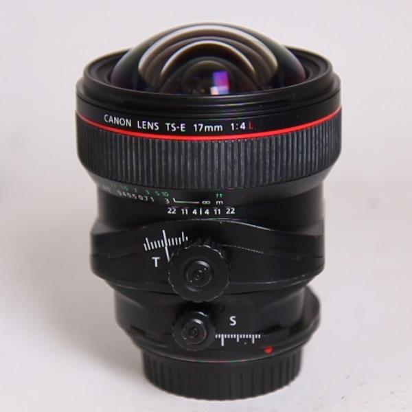 Used Canon TS-E 17mm f/4L Manual Focus Tilt Shift Lens