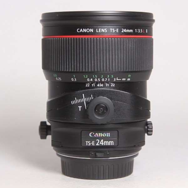 Used Canon TS-E 24mm f/3.5L II Manual Focus Tilt Shift Lens