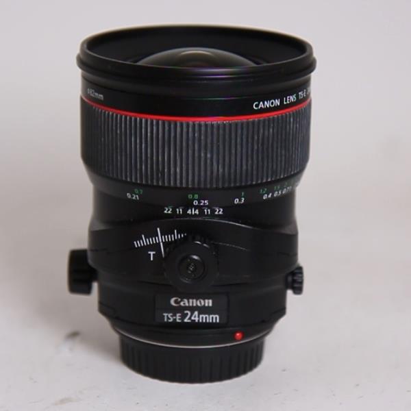 Used Canon TS-E 24mm f/3.5L II Manual Focus Tilt Shift Lens