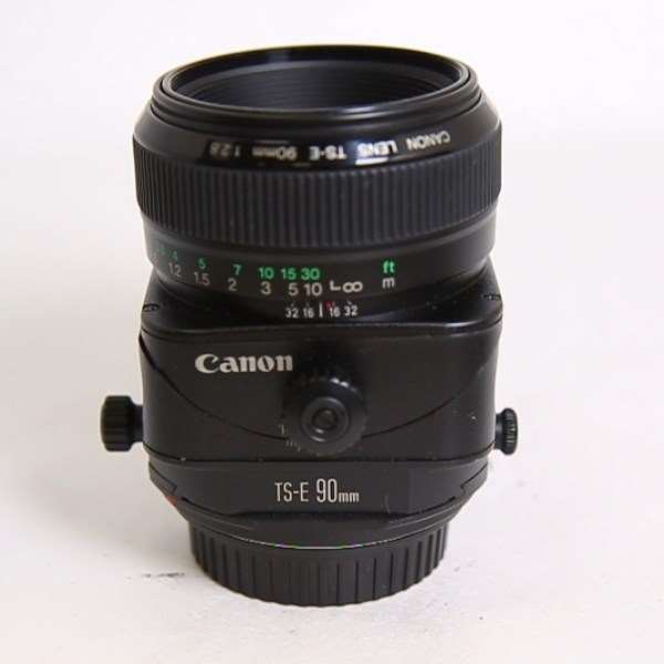 Used Canon TS-E 90mm f/2.8 Manual Focus Tilt Shift Lens