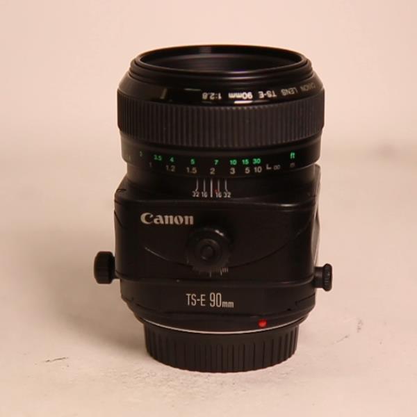 Used Canon TS-E 90mm f/2.8 Manual Focus Tilt Shift Lens