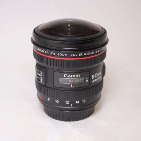 Used Canon EF 8-15mm f/4L Fisheye USM Lens