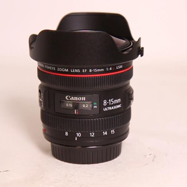 Used Canon EF 8-15mm f/4L Fisheye USM Lens