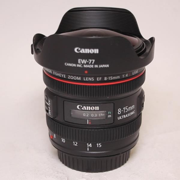 Used Canon EF 8-15mm f/4L Fisheye USM Lens