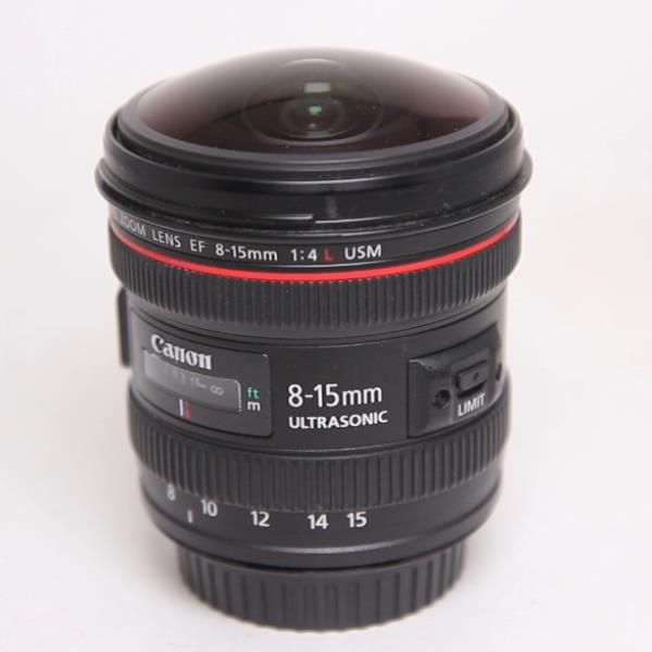 Used Canon EF 8-15mm f/4L Fisheye USM Lens