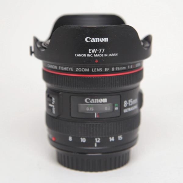 Used Canon EF 8-15mm f/4L Fisheye USM Lens