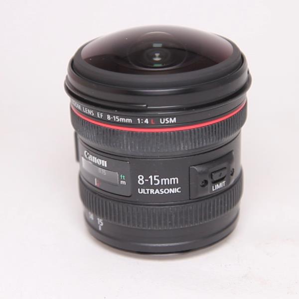 Used Canon EF 8-15mm f/4L Fisheye USM Lens