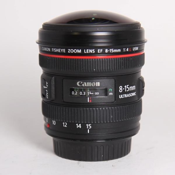Used Canon EF 8-15mm f/4L Fisheye USM Lens