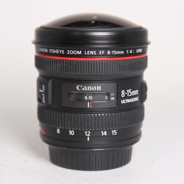 Used Canon EF 8-15mm f/4L Fisheye USM Lens