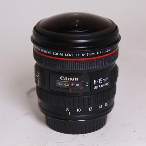 Used Canon EF 8-15mm f/4L Fisheye USM Lens