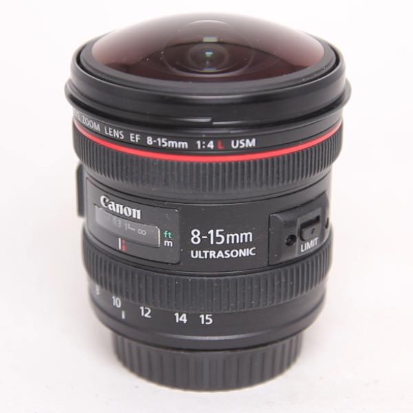 Used Canon EF 8-15mm f/4L Fisheye USM Lens