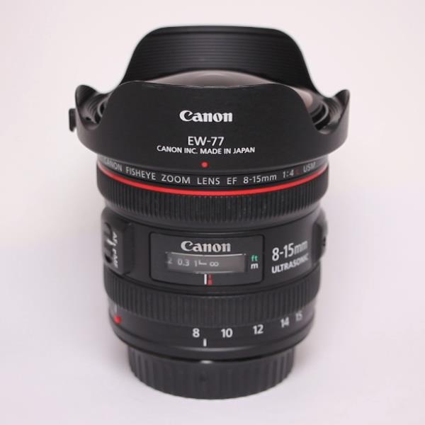 Used Canon EF 8-15mm f/4L Fisheye USM Lens