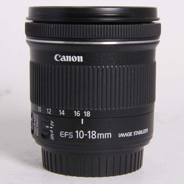Used Canon EF-S 10-18mm f/4.5-5.6 IS STM Ultra Wide Angle Zoom Lens