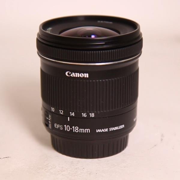 Used Canon EF-S 10-18mm f/4.5-5.6 IS STM Ultra Wide Angle Zoom Lens