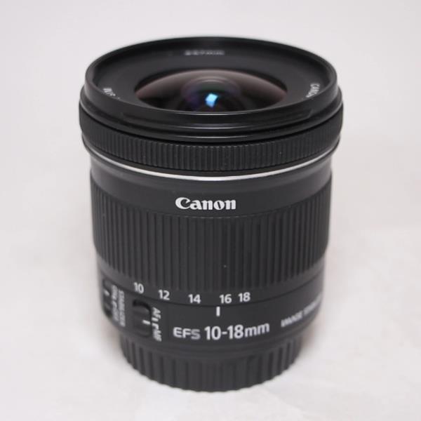 Used Canon EF-S 10-18mm f/4.5-5.6 IS STM Ultra Wide Angle Zoom Lens