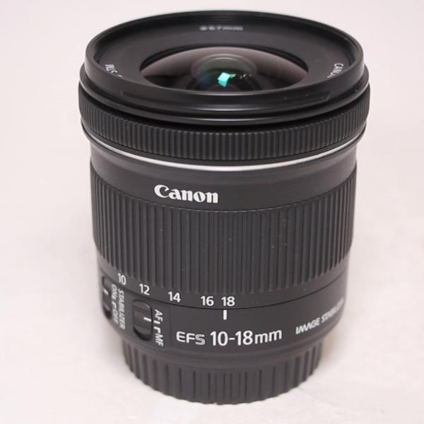 Used Canon EF-S 10-18mm f/4.5-5.6 IS STM Ultra Wide Angle Zoom Lens