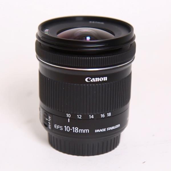 Used Canon EF-S 10-18mm f/4.5-5.6 IS STM Ultra Wide Angle Zoom Lens