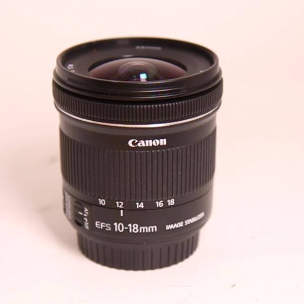Used Canon EF-S 10-18mm f/4.5-5.6 IS STM Ultra Wide Angle Zoom Lens